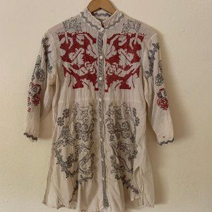 Embroidered Tunic Shirt